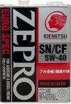 IDEMITSU ZEPRO EURO SPEC 5W40 SN/CF