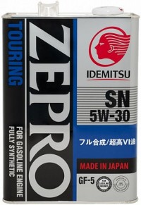 IDEMITSU Zepro Touring SN/GF-5 5W30